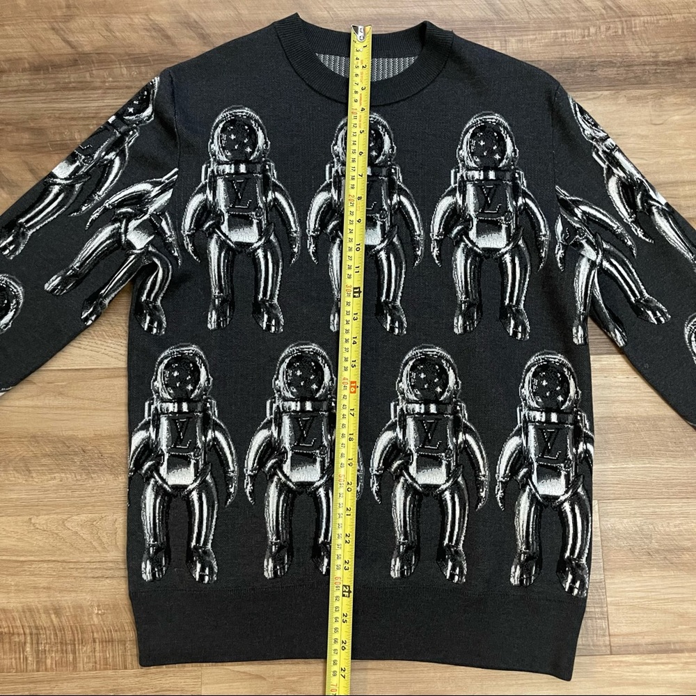 Louis Vuitton Spaceman Jacquard sweater in size S - Picture 7 of 10
